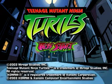 Teenage Mutant Ninja Turtles screen shot title